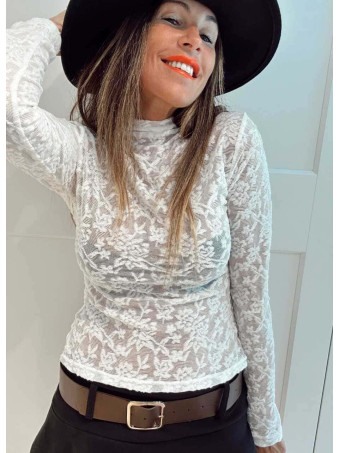 Cuerpo Encaje MALYSSE Blanco HEVE