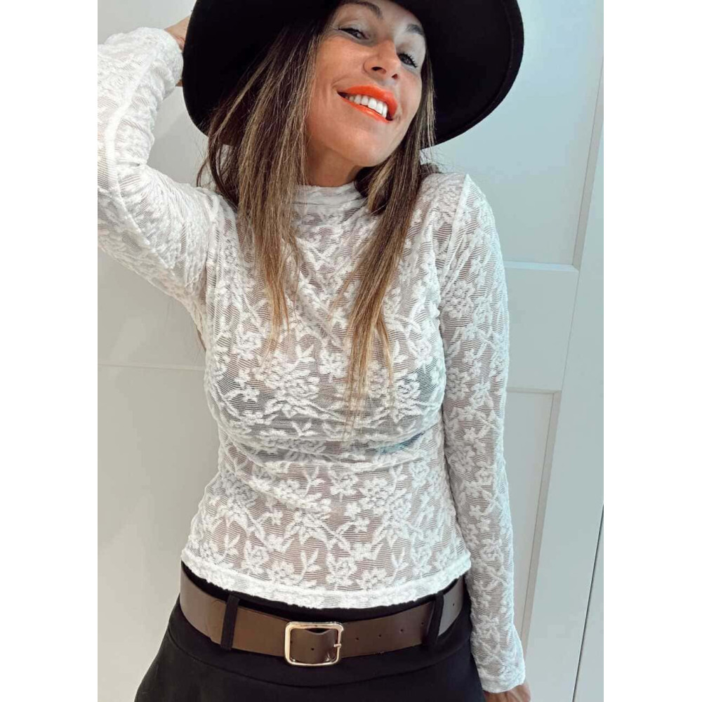Cuerpo Encaje MALYSSE Blanco HEVE