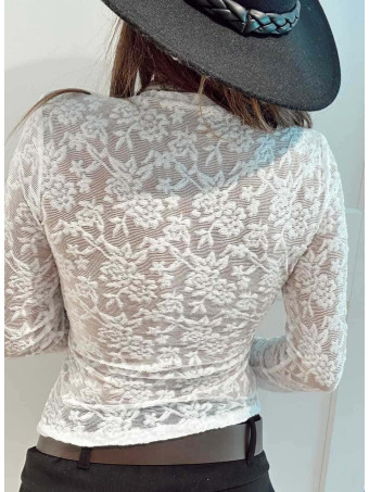 Cuerpo Encaje MALYSSE Blanco HEVE
