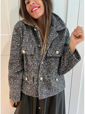 Chaqueta Rizo DYNORA Gris Jaspeado HEVE