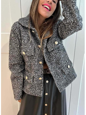 Chaqueta Rizo DYNORA Gris Jaspeado HEVE