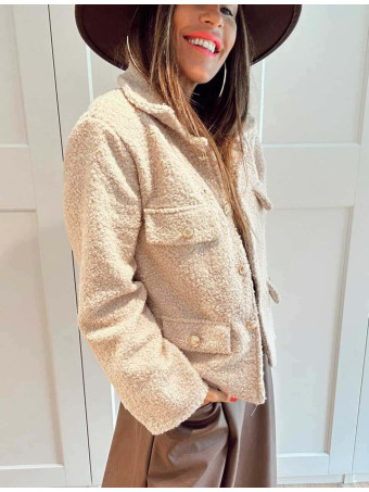 Chaqueta Rizo DYNORA Beige HEVE