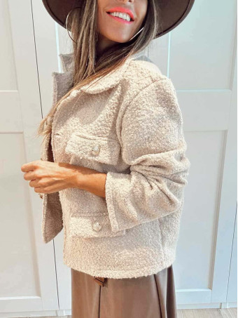 Chaqueta Rizo DYNORA Beige HEVE