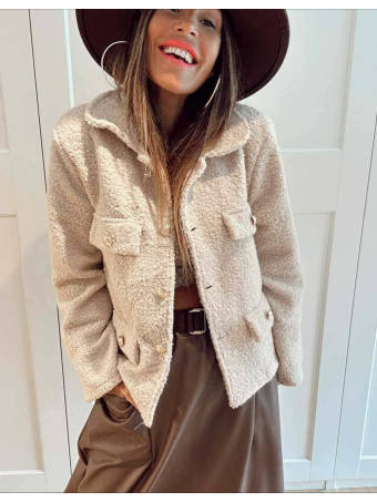 Chaqueta Rizo DYNORA Beige HEVE