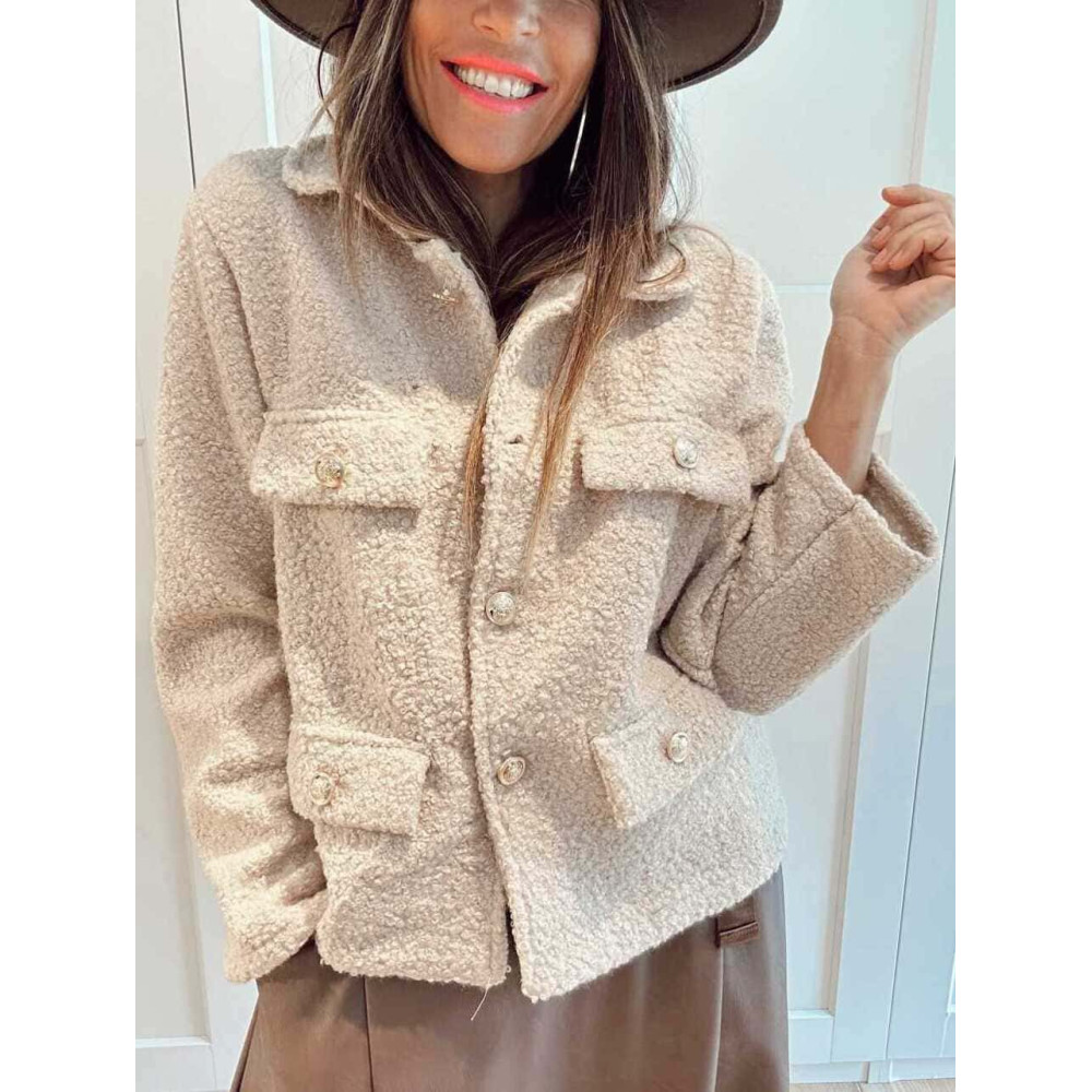 Chaqueta Rizo DYNORA Beige HEVE