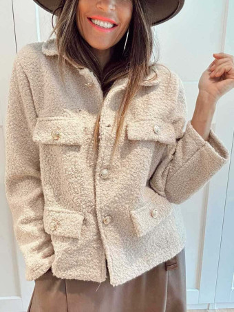 Chaqueta Rizo DYNORA Beige HEVE