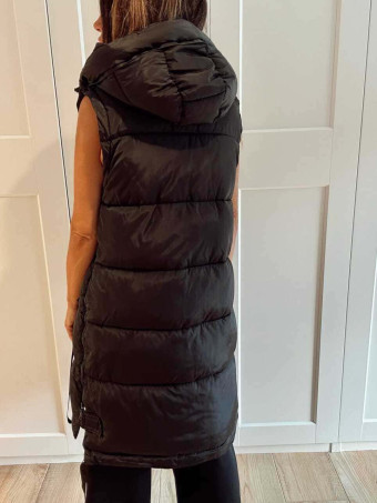 Chaleco Acolchado Capucha WOWSER Negro HEVE