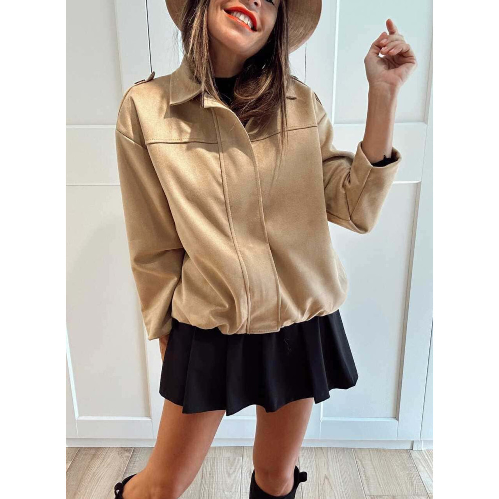 Chaqueta Efecto Ante WHISLA Camel HEVE Chaqueta Efecto Ante WHISLA Camel HEVE