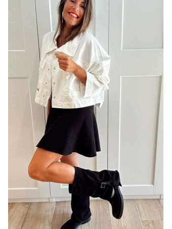 Chaqueta Oversize Maxi-Bolsillos WONKER Blanco HEVE