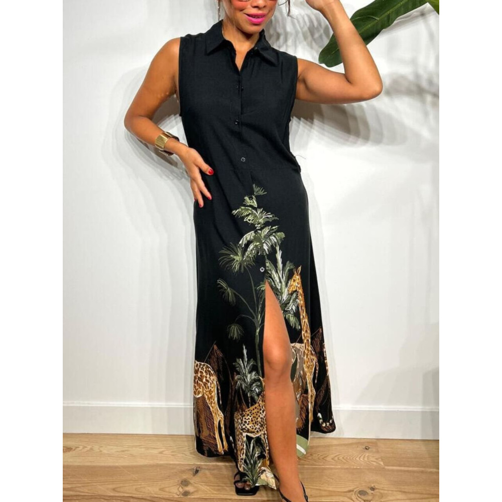Vestido Camisero Estampado KAPAW HEVE Vestido Camisero Estampado KAPAW HEVE