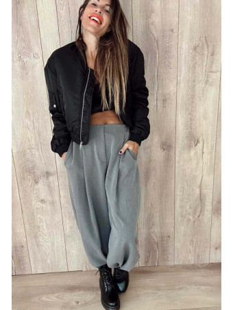 Pantalón Bombacho CHAVREL Gris Plomo HEVE