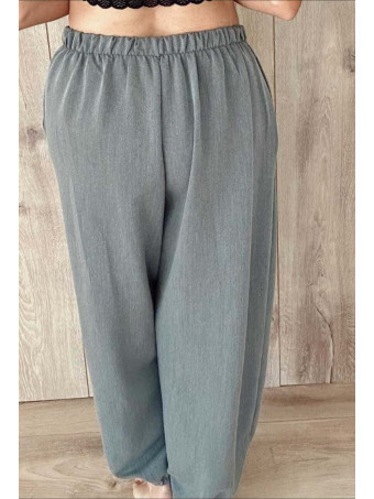 Pantalón Bombacho CHAVREL Gris Plomo HEVE