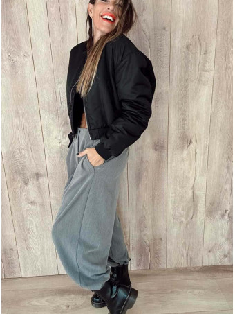 Pantalón Bombacho CHAVREL Gris Plomo HEVE