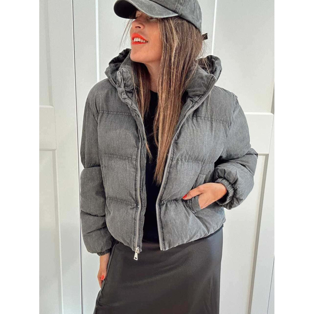 Cazadora Vaquera Acolchada AIRSTREAM Gris HEVE
