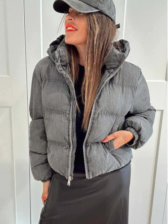 Cazadora Vaquera Acolchada AIRSTREAM Gris HEVE