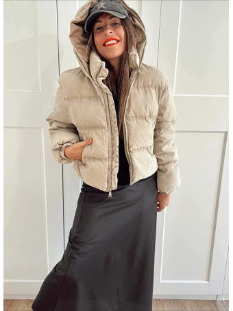 Cazadora Vaquera Acolchada AIRSTREAM Beige HEVE