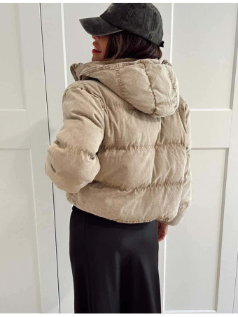 Cazadora Vaquera Acolchada AIRSTREAM Beige HEVE