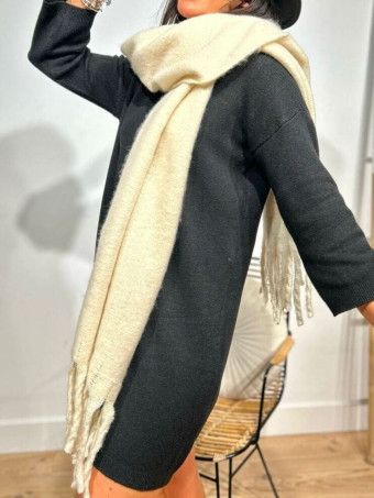 Bufanda Lisa Rectangular WHIMSTER Beige HEVE