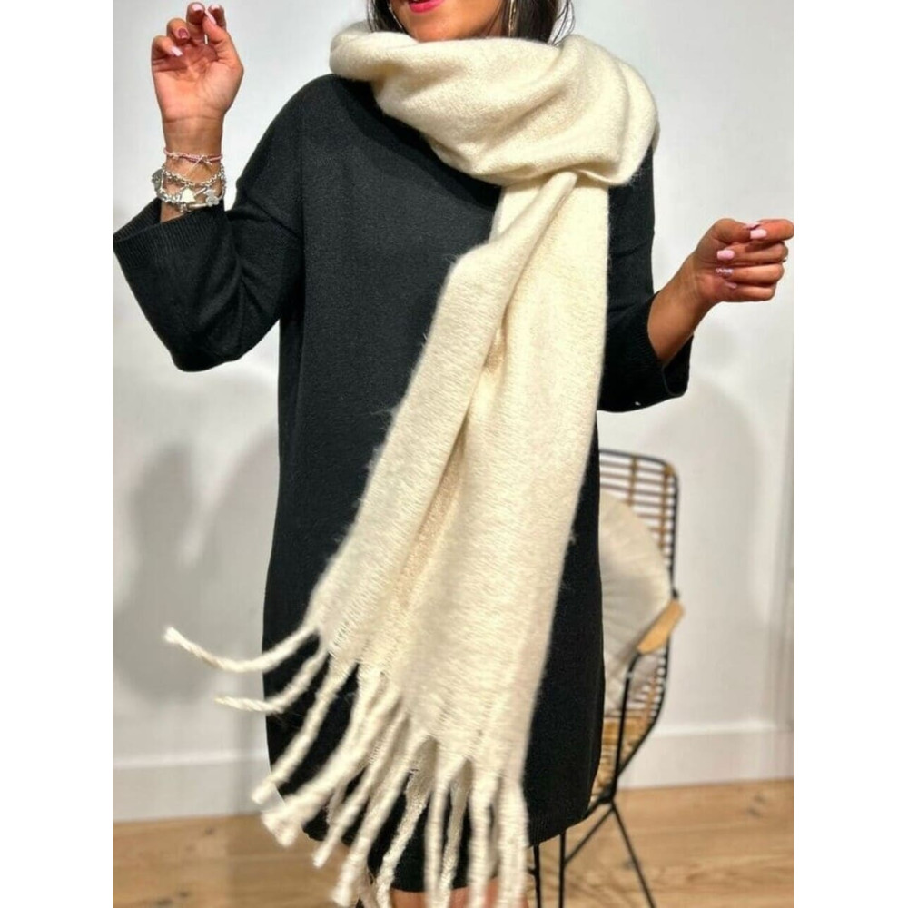 Bufanda Lisa Rectangular WHIMSTER Beige HEVE