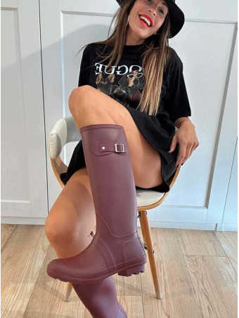 Bota de Agua Alta DRIZZAN Burdeos HEVE