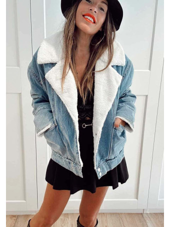 Cazadora Vaquera Borreguito BACKLASH Blue Jean HEVE
