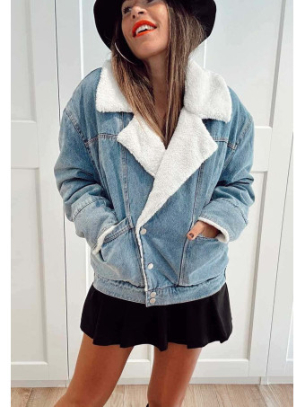Cazadora Vaquera Borreguito BACKLASH Blue Jean HEVE