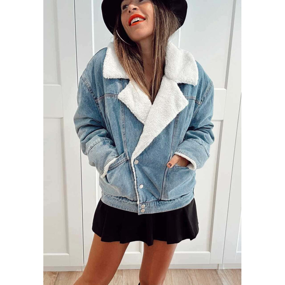 Cazadora Vaquera Borreguito BACKLASH Blue Jean HEVE