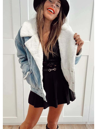 Cazadora Vaquera Borreguito BACKLASH Blue Jean HEVE