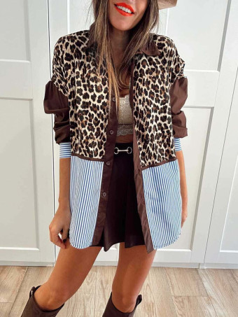Camisa Oversize Combinada ELVOR HEVE