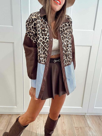 Camisa Oversize Combinada ELVOR HEVE
