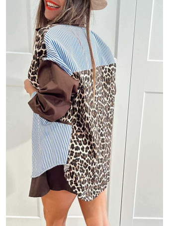 Camisa Oversize Combinada ELVOR HEVE
