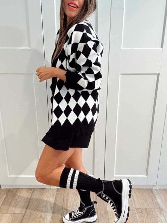 Calcetines Largos Raya Sporty KINETIK Negro HEVE