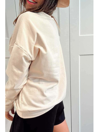 Sudadera Algodón DOGUE TEAM Beige HEVE