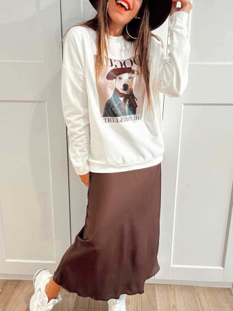Sudadera Algodón PAWRISIAN COUTURE Blanco HEVE