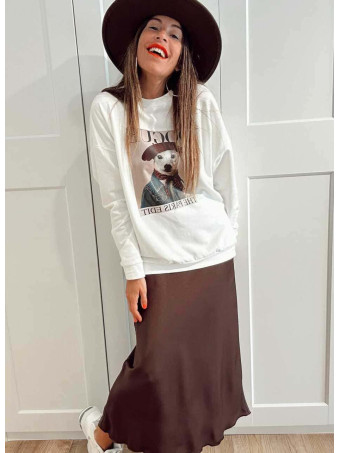 Sudadera Algodón PAWRISIAN COUTURE Blanco HEVE