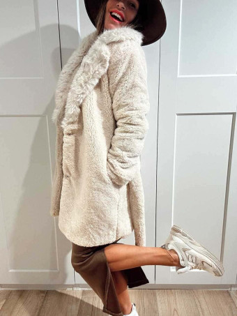 Abrigo Corto Borreguito LANTHOR Beige