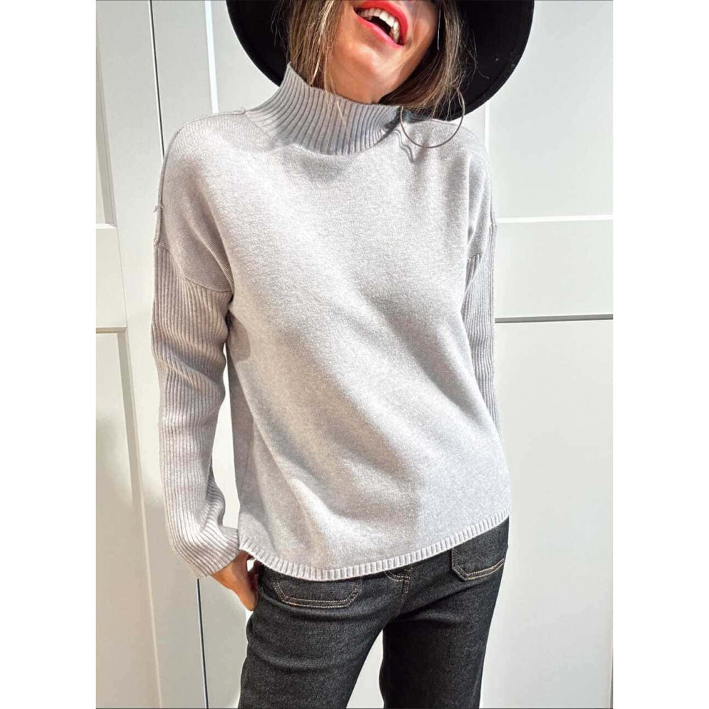 Punto Soft Mangas Canalé EVANDRA Gris HEVE