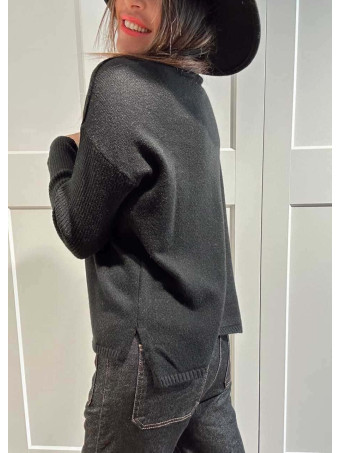 Punto Soft Mangas Canalé EVANDRA Negro HEVE
