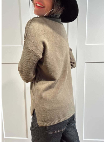 Punto Soft Mangas Canalé EVANDRA Verde Militar HEVE