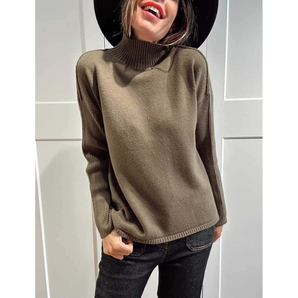 Punto Soft Mangas Canalé EVANDRA Verde Militar HEVE