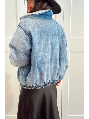 Cazadora Vaquera Acolchada STRALYA Azul HEVE