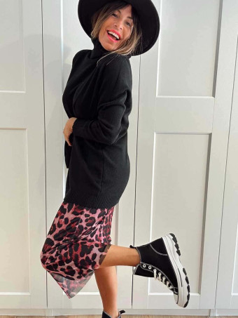 Falda Tul Estampado Print TAYMEERA 03 HEVE