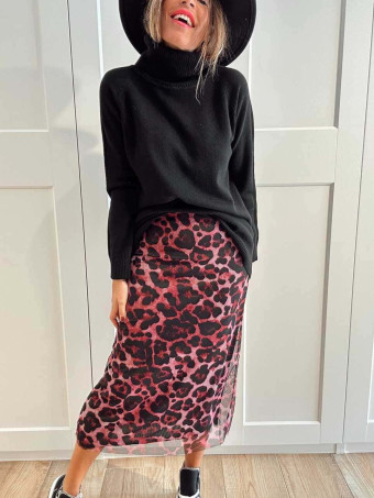 Falda Tul Estampado Print TAYMEERA 03 HEVE