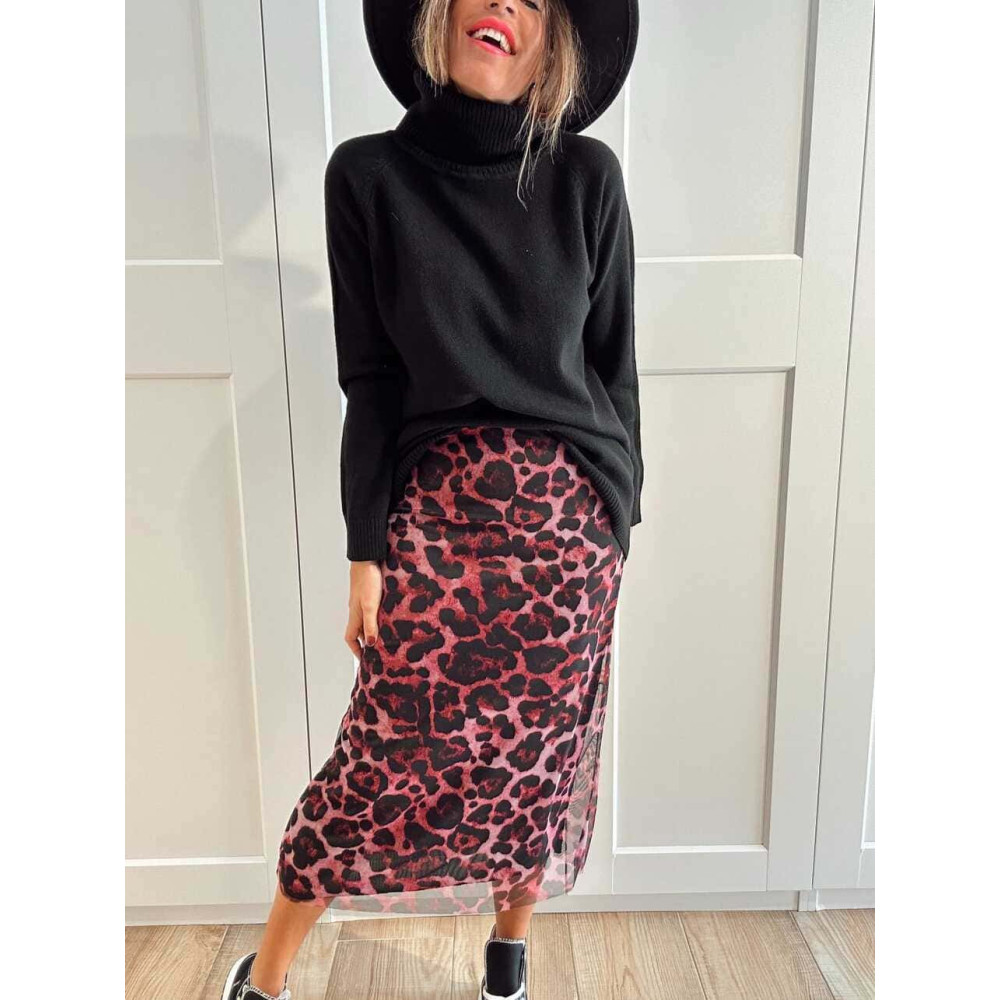 Falda Tul Estampado Print TAYMEERA 03 HEVE