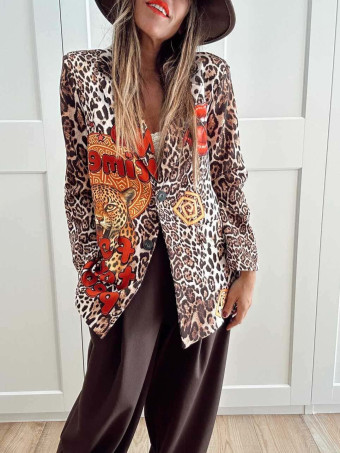 Blazer Estampado Print MAËRO 01 HEVE