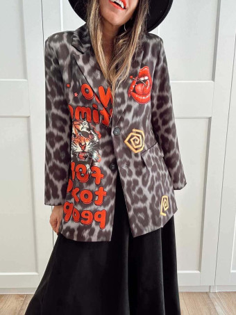Blazer Estampado Print MAËRO 02 HEVE