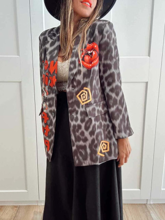 Blazer Estampado Print MAËRO 02