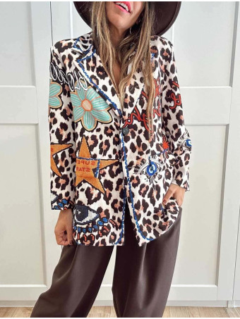 Blazer Estampado Print MAËRO 03 HEVE