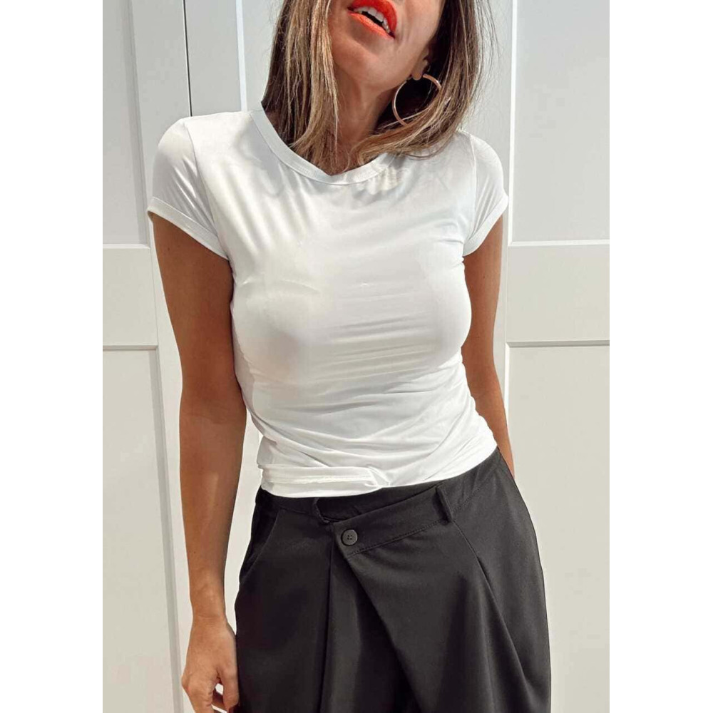 Camiseta Elástica Soft Touch ENNOY Blanco HEVE Camiseta Elástica Soft Touch ENNOY Blanco HEVE