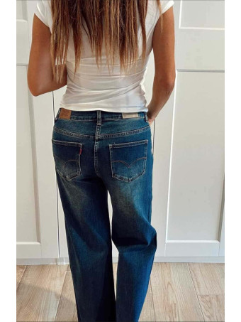 Jeans Wide Leg Tiro Alto DALVEA HEVE